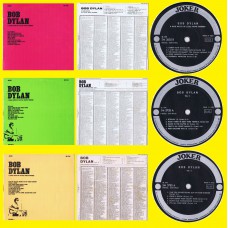 BOB DYLAN A Rare Batch Of Little White Wonder (Vol.1,2 &3) (Joker Records) Italy 1975 lot of 3 LP's